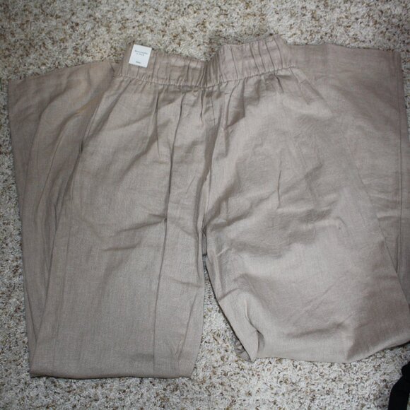 NWT Abercrombie & Fitch Linen Pants - NWT XXS - Picture 1 of 4